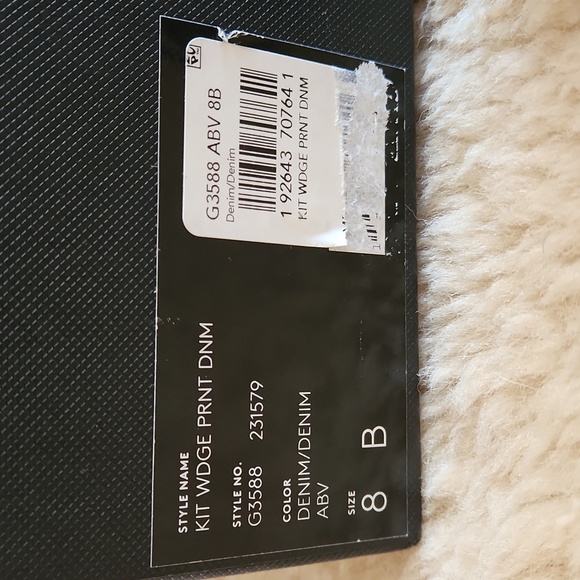 Adorable NWT IOB Coach Kit Wedge Print Denim Sandals ๐๐ผ - Picture 16 of 16